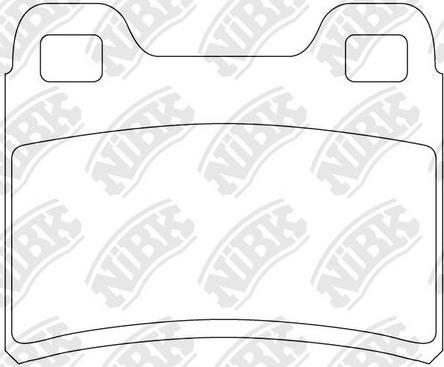 NiBK PN0294 - Brake Pad Set, disc brake autospares.lv