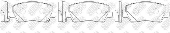 NiBK PN0767 - Brake Pad Set, disc brake autospares.lv