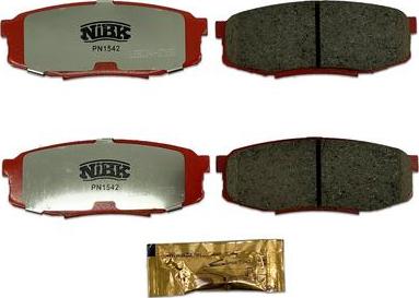 NiBK PN1542S - High Performance Brake Pad Set autospares.lv