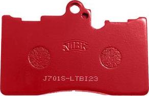NiBK PN1547S - High Performance Brake Pad Set autospares.lv
