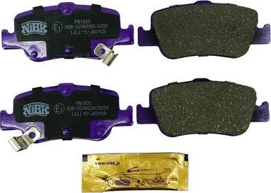 NiBK PN1835 - Brake Pad Set, disc brake autospares.lv