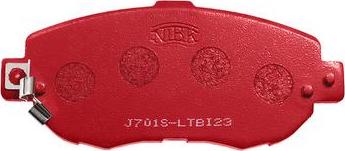 NiBK PN1324S - High Performance Brake Pad Set autospares.lv