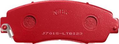 NiBK PN8802S - High Performance Brake Pad Set autospares.lv