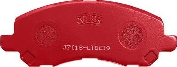 NiBK PN3469S - High Performance Brake Pad Set autospares.lv