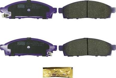 NiBK PN3809 - Brake Pad Set, disc brake autospares.lv