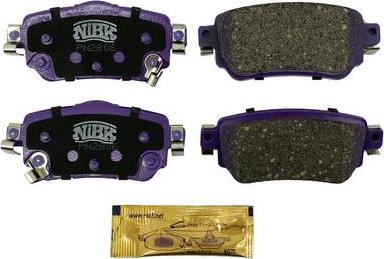 NiBK PN2806 - Brake Pad Set, disc brake autospares.lv