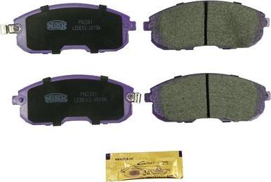 NiBK PN2201 - Brake Pad Set, disc brake autospares.lv