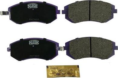 NiBK PN7460 - Brake Pad Set, disc brake autospares.lv