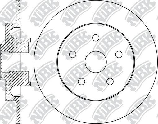 NiBK RN43006H - Brake Disc autospares.lv