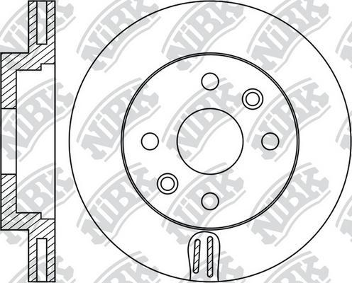 NiBK RN1999 - Brake Disc autospares.lv