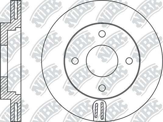 NiBK RN1995 - Brake Disc autospares.lv