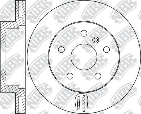 NiBK RN1950 - Brake Disc autospares.lv