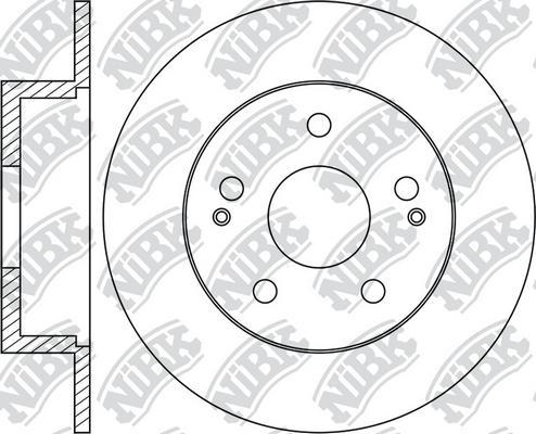 NiBK RN1957 - Brake Disc autospares.lv