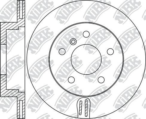 NiBK RN1966 - Brake Disc autospares.lv