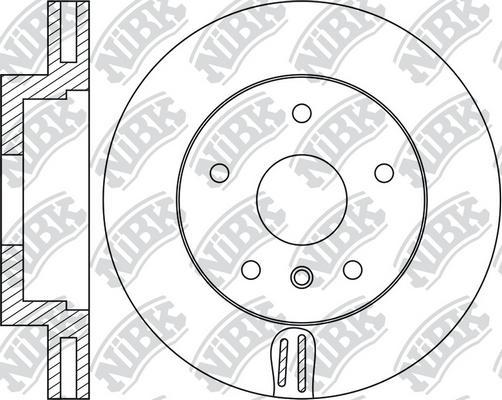 NiBK RN1967 - Brake Disc autospares.lv