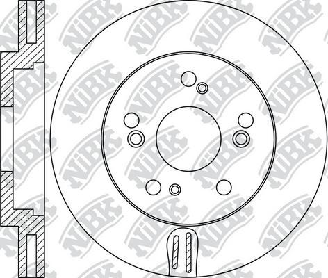 NiBK RN1901 - Brake Disc autospares.lv