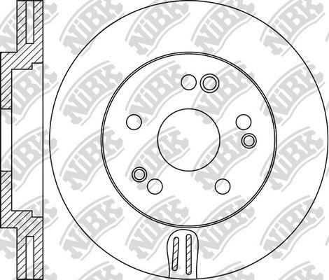 NiBK RN1989 - Brake Disc autospares.lv