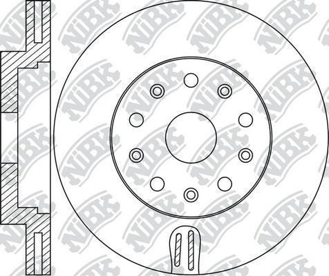 NiBK RN1981 - Brake Disc autospares.lv