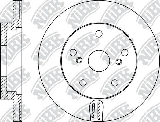 NiBK RN1934 - Brake Disc autospares.lv