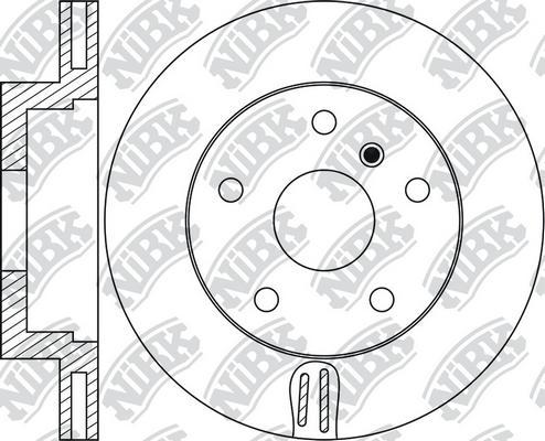 NiBK RN1938 - Brake Disc autospares.lv