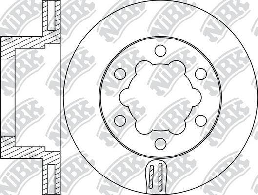 NiBK RN1924 - Brake Disc autospares.lv