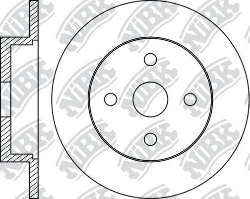 NiBK RN1925 - Brake Disc autospares.lv