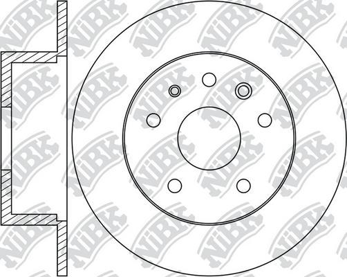 NiBK RN1970 - Brake Disc autospares.lv