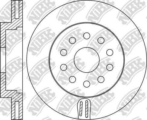 NiBK RN1971 - Brake Disc autospares.lv