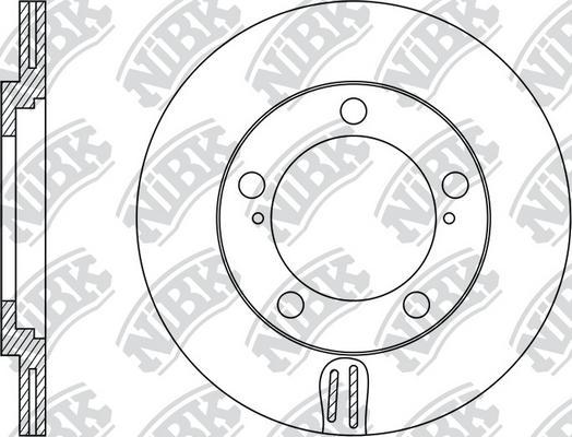 NiBK RN1491 - Brake Disc autospares.lv