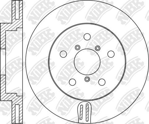 NiBK RN1459 - Brake Disc autospares.lv