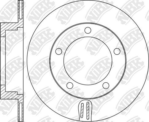 NiBK RN1454 - Brake Disc autospares.lv