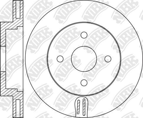 NiBK RN1458 - Brake Disc autospares.lv