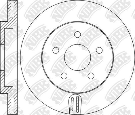 NiBK RN1469 - Brake Disc autospares.lv