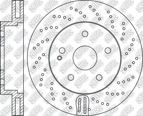 NiBK RN1464DSET - High Performance Brake Disc autospares.lv