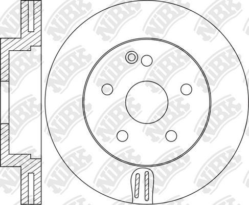 NiBK RN1464 - Brake Disc autospares.lv