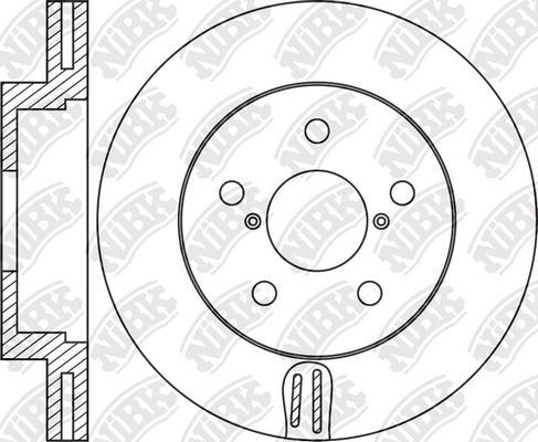 NiBK RN1461 - Brake Disc autospares.lv