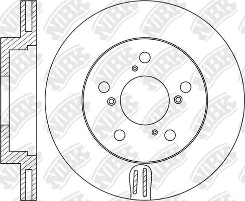 NiBK RN1468 - Brake Disc autospares.lv