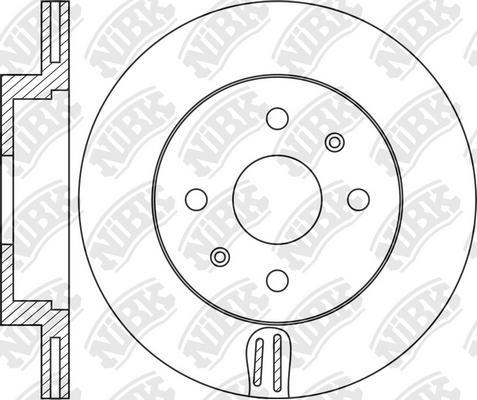 NiBK RN1462 - Brake Disc autospares.lv