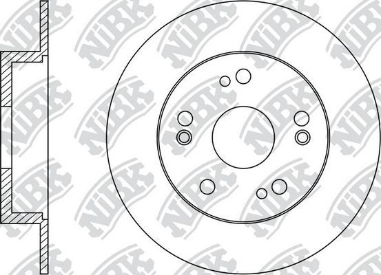 NiBK RN1409 - Brake Disc autospares.lv