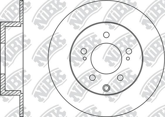 NiBK RN1404 - Brake Disc autospares.lv