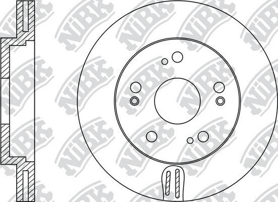 NiBK RN1405 - Brake Disc autospares.lv