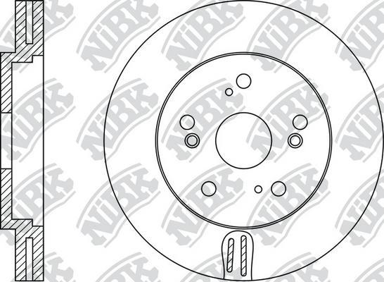 NiBK RN1406 - Brake Disc autospares.lv