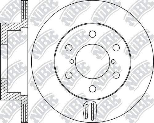 NiBK RN1401 - Brake Disc autospares.lv