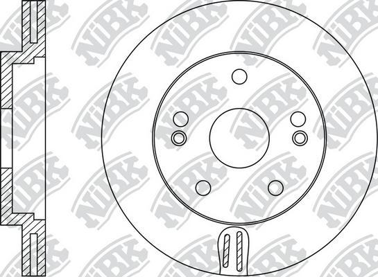 NiBK RN1408 - Brake Disc autospares.lv