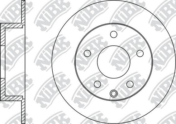 NiBK RN1402 - Brake Disc autospares.lv