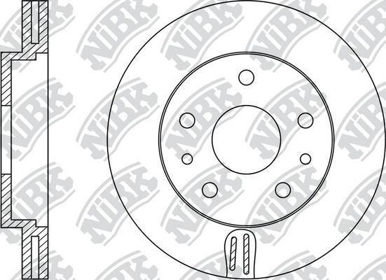 NiBK RN1412 - Brake Disc autospares.lv