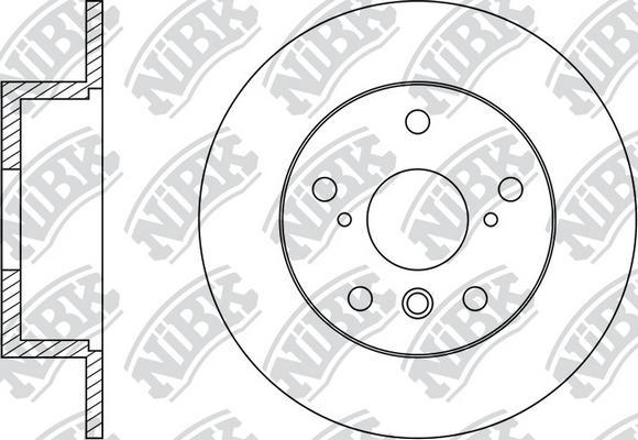 NiBK RN1486 - Brake Disc autospares.lv