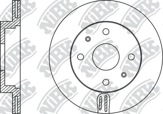 NiBK RN1481 - Brake Disc autospares.lv