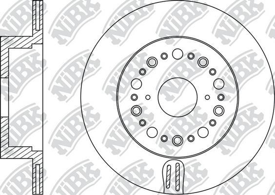 NiBK RN1488 - Brake Disc autospares.lv