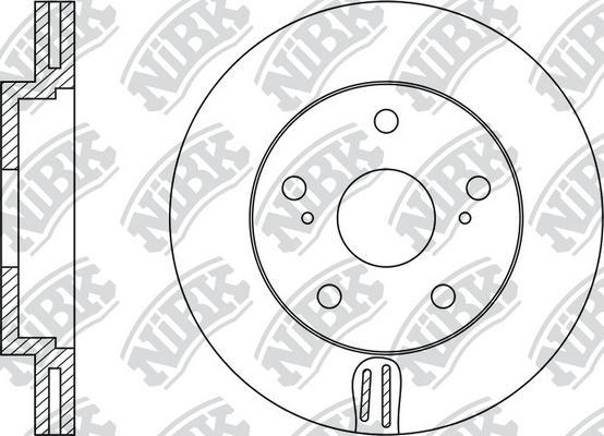 NiBK RN1434 - Brake Disc autospares.lv